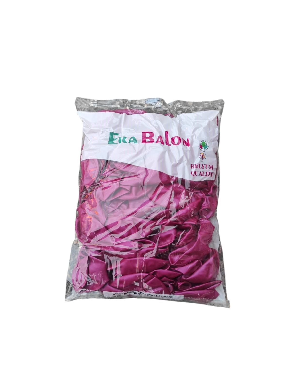 toptan hbk metalik koyu pembe balon 12 inç 100 lü
